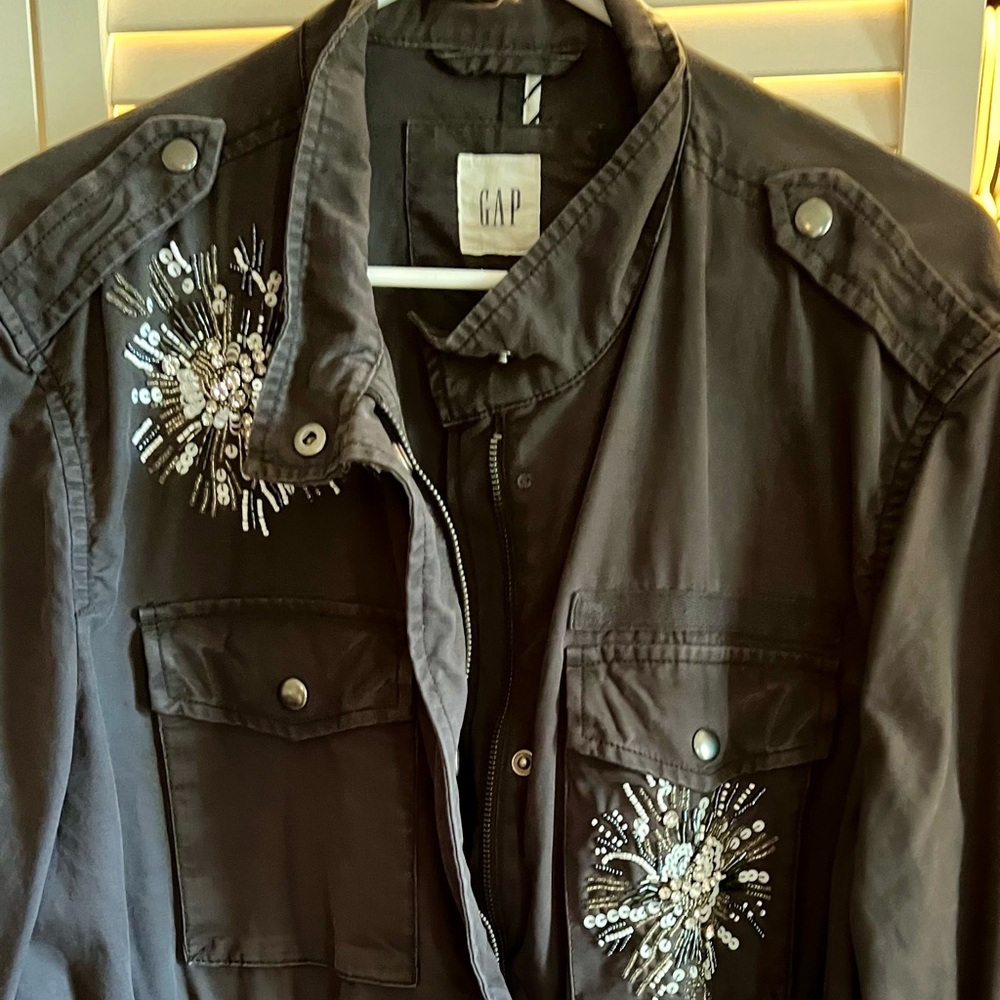 Gray Jacket Missing A Button Hadn’t Noticed It Ne… - image 3